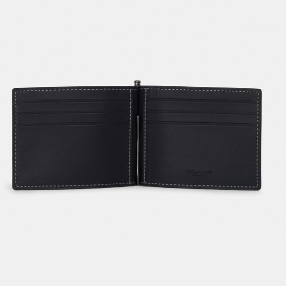 Coach Plaid Wallet With Money Clip, Brand New! - Picture 2 of 2